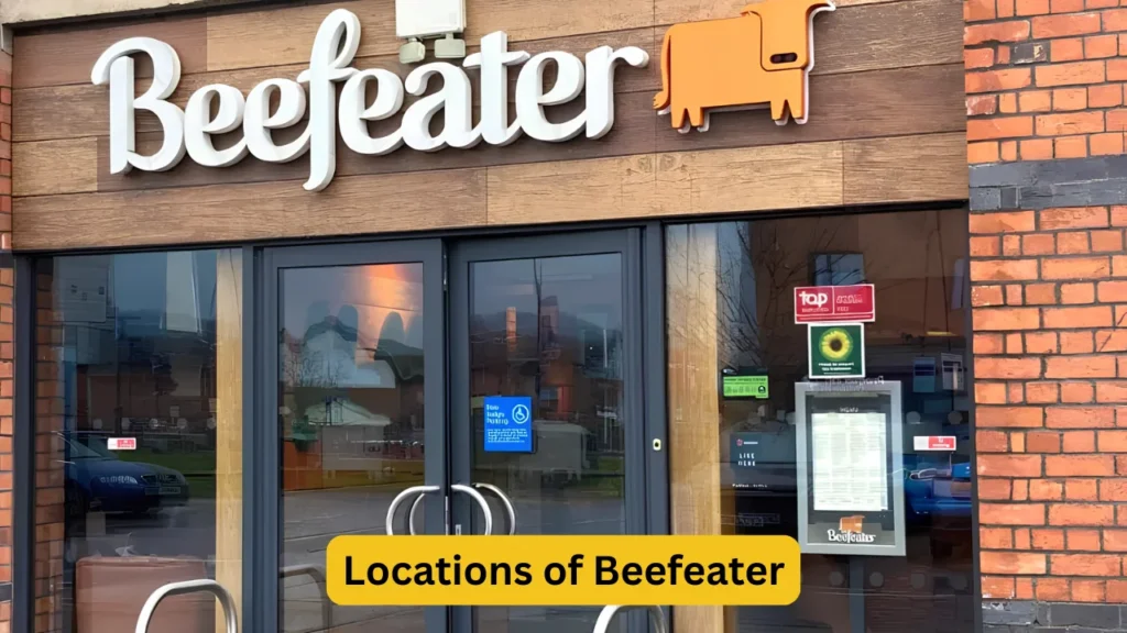 Locations of Beefeater