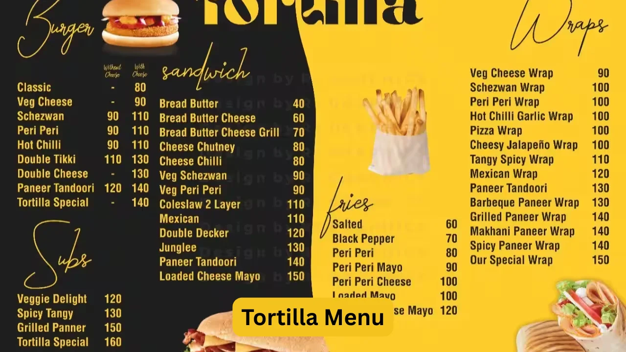 Tortilla Menu